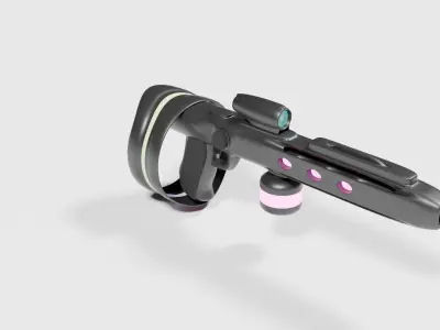 Sci-Fi rifle 3D model shop