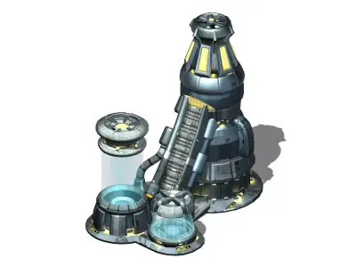 Functional mechanical object 05 3D model