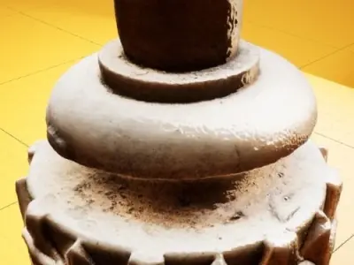 Pillar Top - House Exterior 3D model