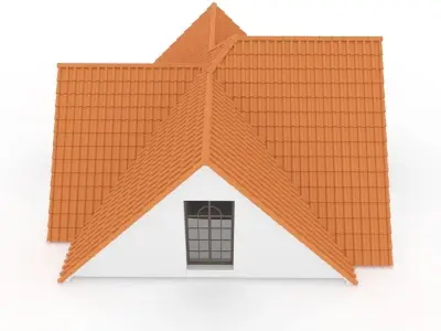 Realistic Roof Shingles 5 3D model