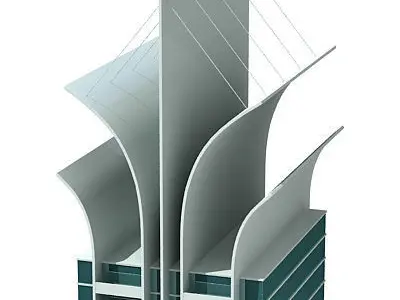 Modern City Building 3D model
