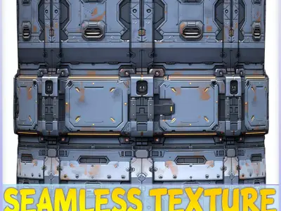 Sci-FI Seamless Texture Texture 13