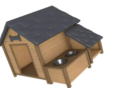 Dog House Collection 3D model
