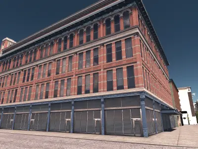 Dry Goods Low-poly 3D model