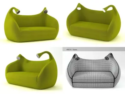 Morfeo sofa 3D model
