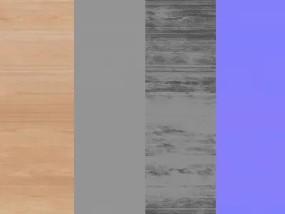 Fine Ash Wood Varnished Texture PBR Vray Corona Blender Texture