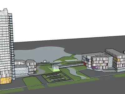 vacation spot-Resort-Fashion Leisure Hotel-0126 3D model