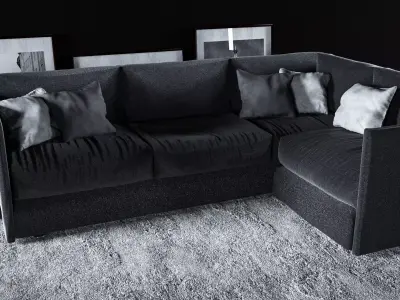 Sofa set - Interior Furniture 10 3D model