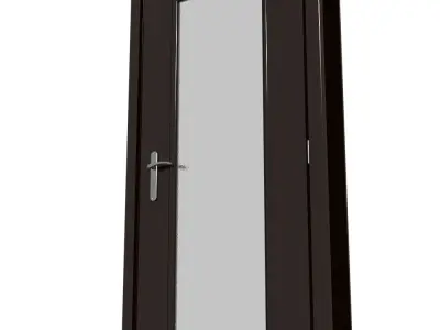 Plastic door 001 3D model