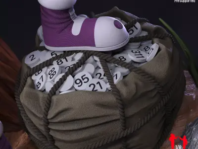 Killua from HunterxHunter - myAnimate 3D print model