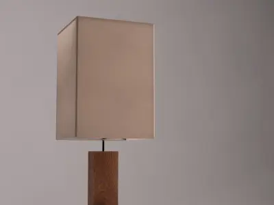 FLOOR LAMP---Cubic lampshade 3D model
