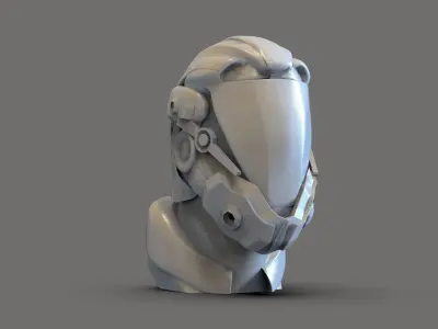 Sci Fi Helmet 3D print model purchase
