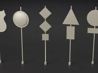 70 street kitbash 3D model