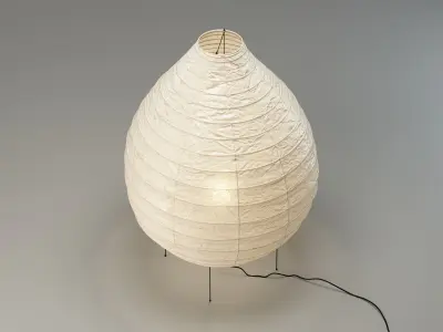 Akari 23N Lamp by Isamu Noguchi 3D model