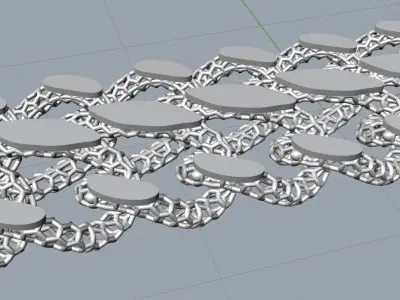 Gold bracelet chains new collection 31-32 3D print model 3D print model