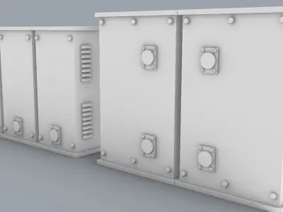 PM Storage Cabinet Set 3D print model