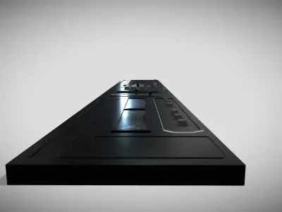 Sci fi Panel Element Low-poly 3D model