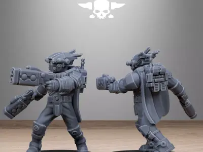 Tarion Pistoleers 3D print model