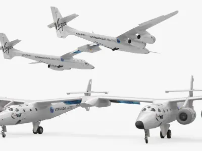  Virgin Galactic Mothership Eve Rigged 