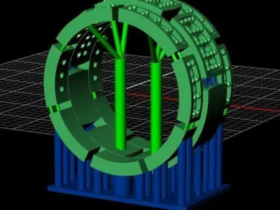 Jewelry ring 216 3D print model