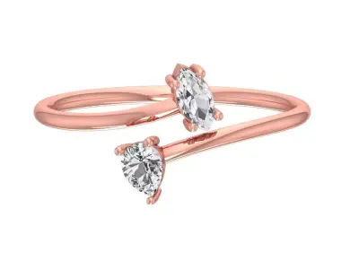 Women Light Weight Band Ring 3D print model 32