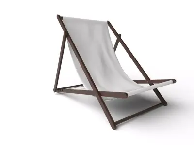 Folding Chair  M01 Low-poly 3D model