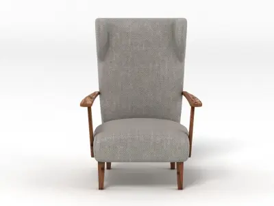 Armchair 004 3D model
