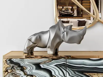 chest of drawers 24 3D model