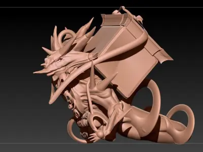 Dragon Lord Zbrush 3D model