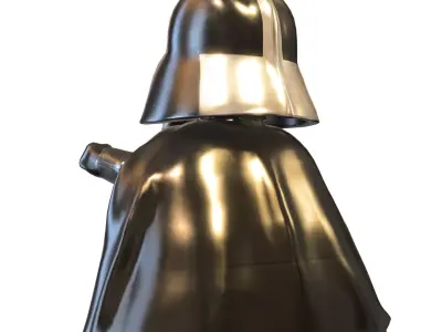 Darth Vader Chibi  Cute Star Wars Low-poly 3D model
