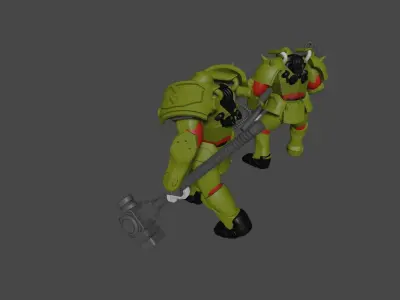 Krork two robots 3D print model