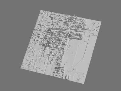 Chicago 3D Printing stl file 3D Model of Chicago 3D print model
