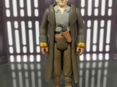 Jod na nawood captain silvo star wars skeleton crew vintage toy 3D print model