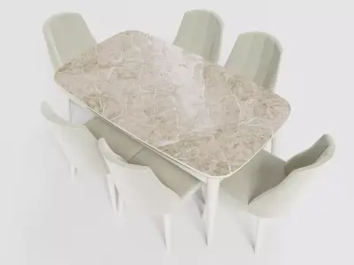 Modern Dinner  Table 3D model