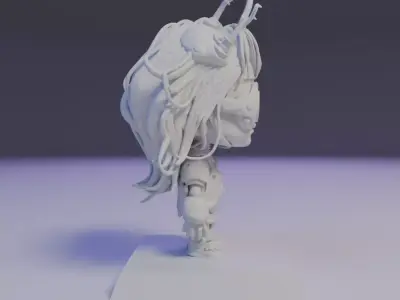 baby cyberpunk 3D print model