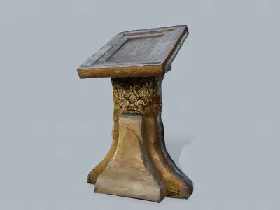 lectern Low-poly 3D model