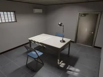 Interrogation room 3D model