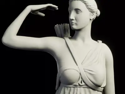Artemis Diana Goddess of Hunt 3D print model