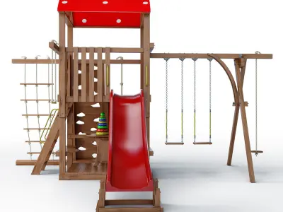 Children slide Mushroom 3D model