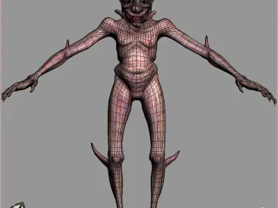 Vampires Family Light Version Low-poly 3D model