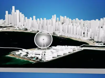 Dubai Marina United Arab Emirates  3D model