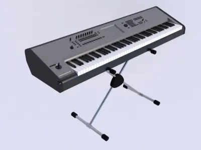 Synth Keyboard Korg 3D model