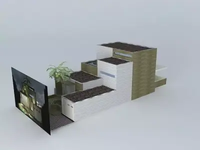 Modern house Free 3D model