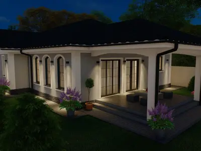 House 13 Exterior 3D model