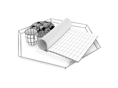 Kaleido Tray Accessories 3D model