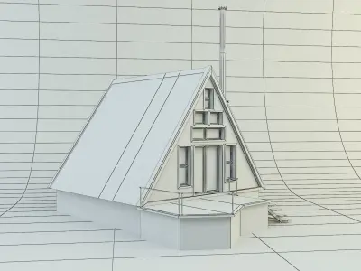  lake scene 3ds max lumion 10 scenes Low-poly 3D model