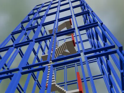 Transparent Building 3D model purchase