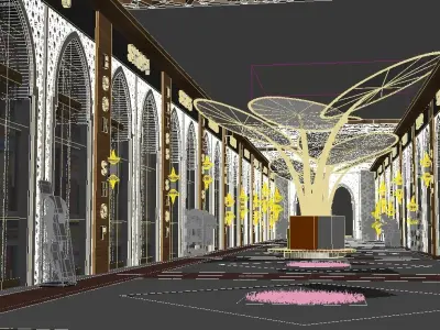 shop - Stage -  tent 3D model