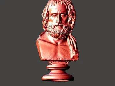 Protagoras Bust 3d  printing 3D print model