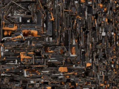 Haunted Victorian Manor Low-poly 3D model